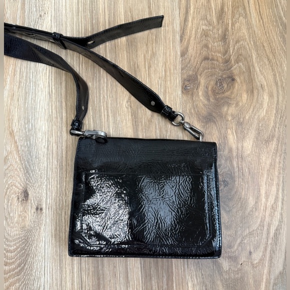 Charles & Keith Round Metal Accent Wrinkled Patent Bag - Picture 10 of 10